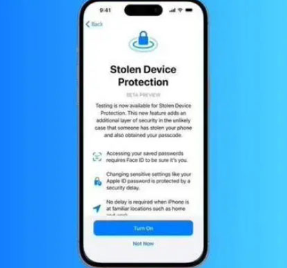 清河苹果授权维修店分享被盗设备保护功能开启方法 