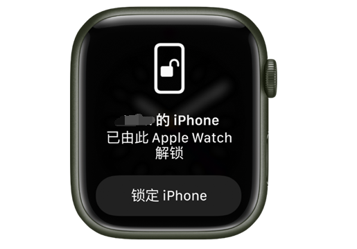 清河苹果手机维修分享用 AppleWatch 解锁配备面容 ID 的 iPhone方法 