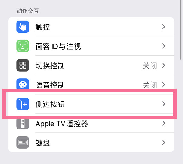 清河苹果14维修店分享iPhone14 Plus侧键双击下载功能关闭方法 